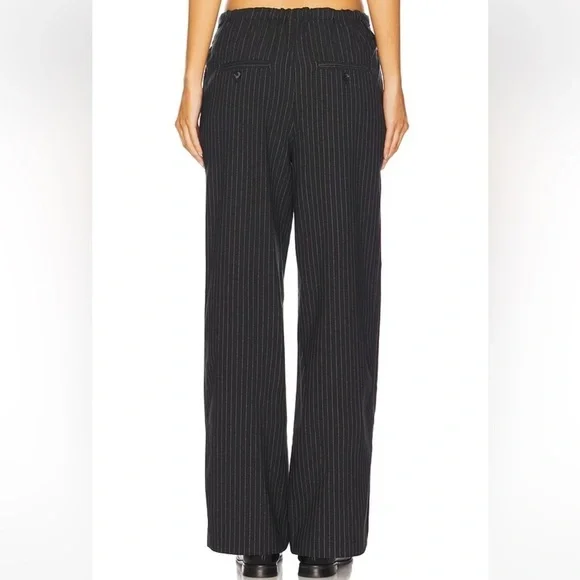 NWOT Free People Tyler Menswear Pinstripe Trouser Pants - Picture 8 of 15